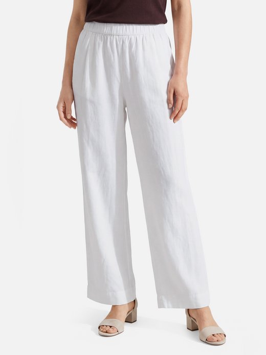 Damen Stoffhose mit Leinen