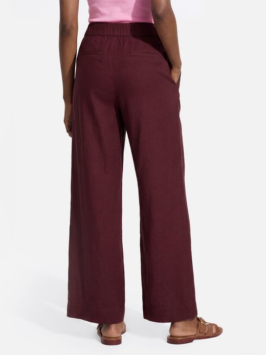 Damen Stoffhose mit Leinen