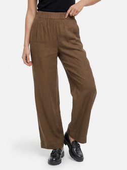 Damen Stoffhose mit Leinen