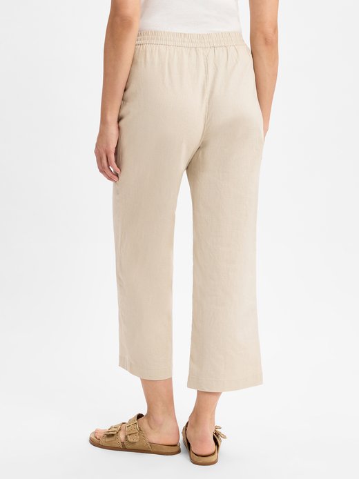 Damen Stoffhose mit Leinenanteil