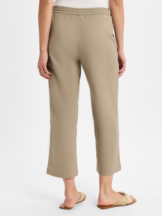 Damen Stoffhose mit Leinenanteil