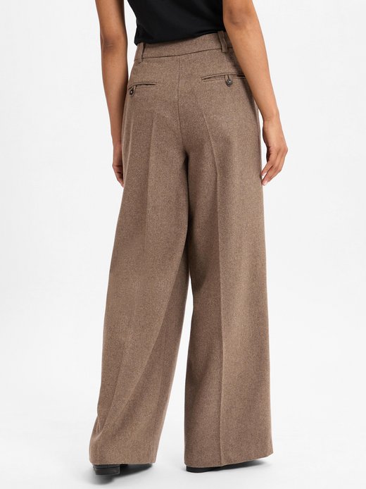 Damen Stoffhose mit Woll-Anteil