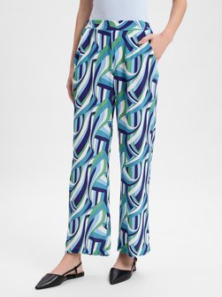 Artikelbild Damen Stoffhose von Marie Lund in hellblau mehrfarbig gemustert