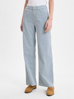 Artikelbild Damen Stoffhose von comma casual identity in blau weiß gestreift