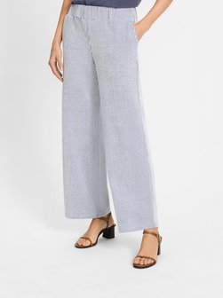 Artikelbild Damen Stoffhose von Olsen in indigo gestreift