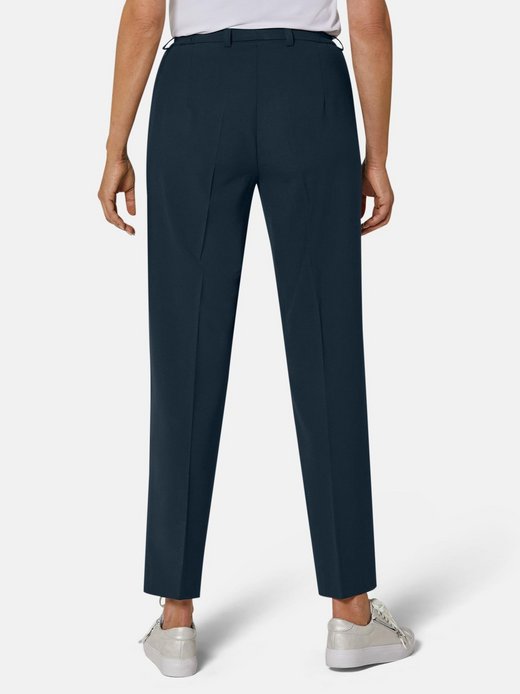 Damen Stoffhosen Uni/Melange