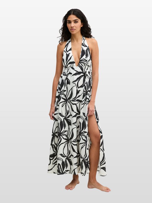 Damen Strandkleid  -  Abstract Floral