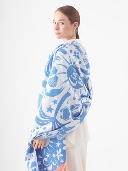 Artikelbild Damen Strandtuch von Codello in blau bedruckt