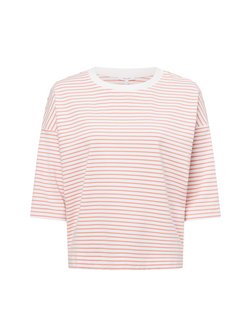Artikelbild Damen Streifenshirt von Opus in aprikot weiß gestreift