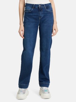 Artikelbild Damen Stretch-Jeans von Cartoon in blau uni