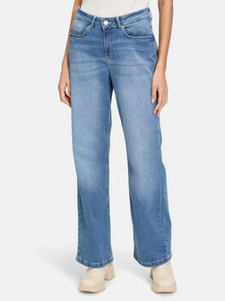 Artikelbild Damen Stretch-Jeans von Cartoon in blau uni
