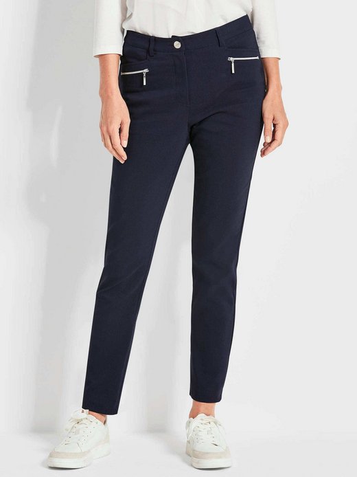 Damen Stretchhosen Uni