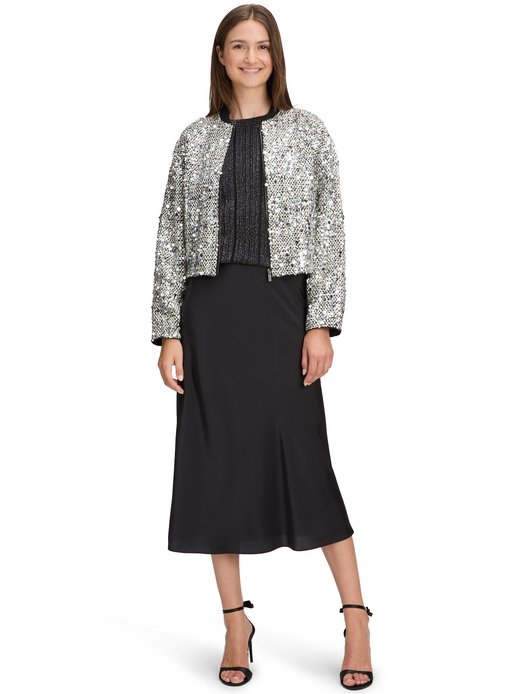 Damen Strick-Blazerjacke