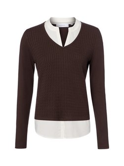 Damen Strick-Blusenshirt