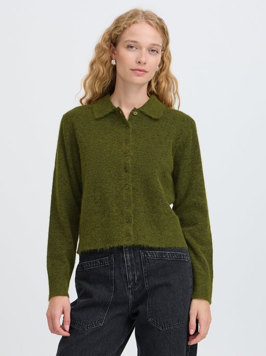 Damen Strick-Cardigan langarm BYMINUA