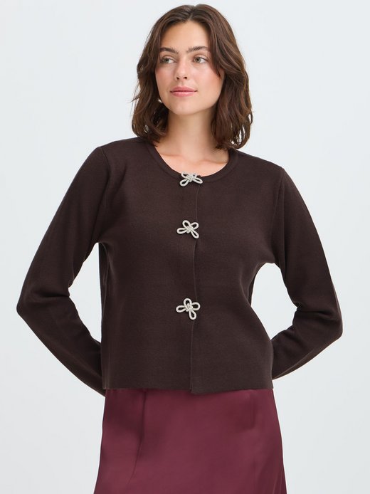 Damen Strick-Cardigan langarm FRSALLY