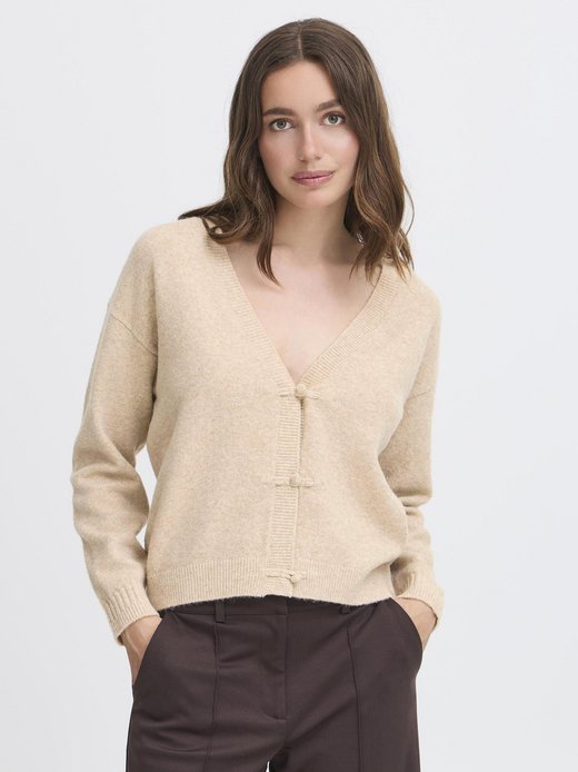 Damen Strick-Cardigan langarm IHDASILA