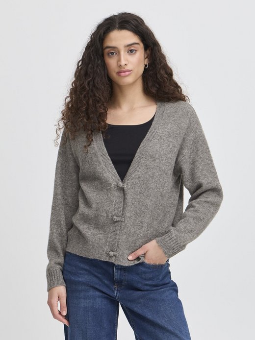 Damen Strick-Cardigan langarm IHDASILA