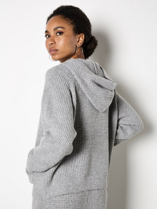 Damen Strick-Hoody