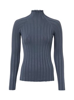 Damen Strick-Langarmshirt