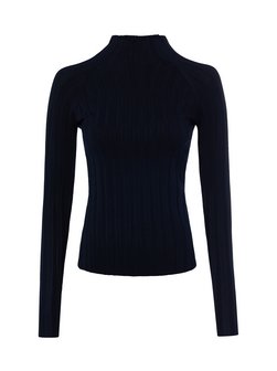 Damen Strick-Langarmshirt