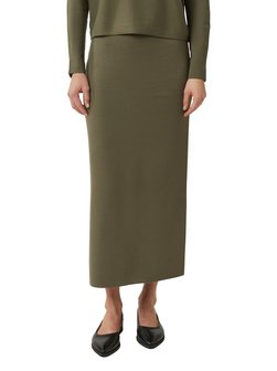 Damen Strick-Maxirock