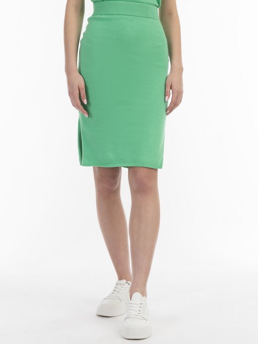 Damen Strick Midirock