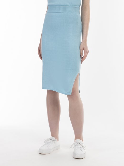 Damen Strick Midirock