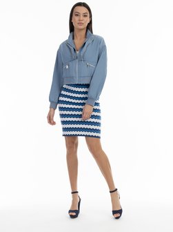 Damen Strick Midirock