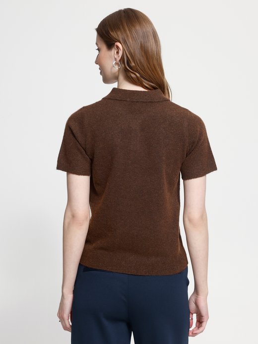 Damen Strick-Poloshirt IHDASILA