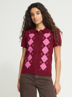Damen Strick-Poloshirt IHDASILA