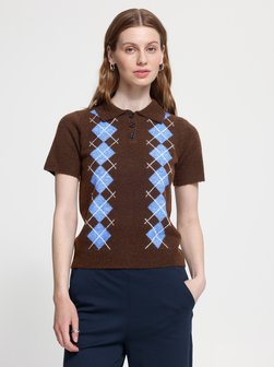 Damen Strick-Poloshirt IHDASILA
