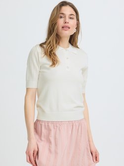 Damen Strick-Poloshirt PZSARA