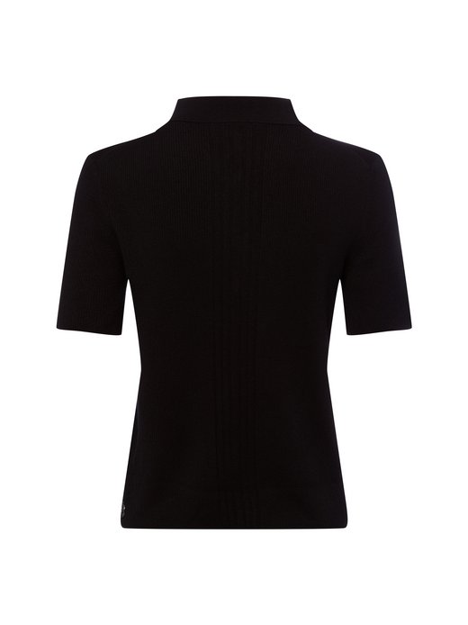 Damen Strick-Poloshirt mit Woll- und Cashmere-Anteil