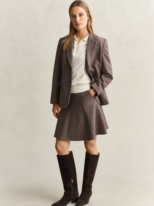 Damen Strick-Poloshirt
