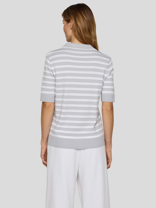 Damen Strick-Poloshirt