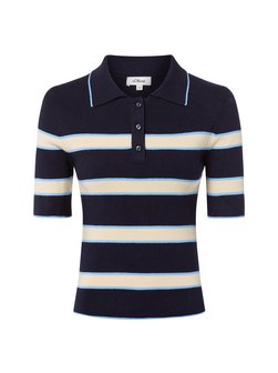 Damen Strick-Poloshirt