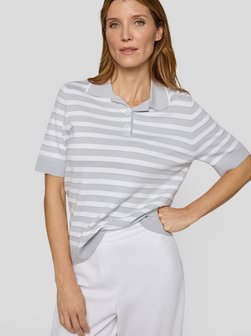 Damen Strick-Poloshirt