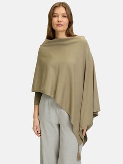 Artikelbild Damen Strick-Poncho von Betty Barclay in taupe khaki uni