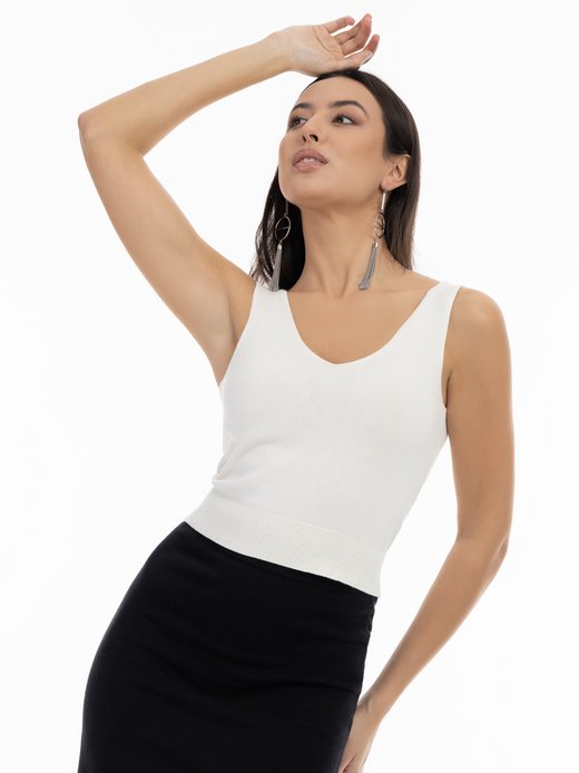 Damen Strick-Tanktop