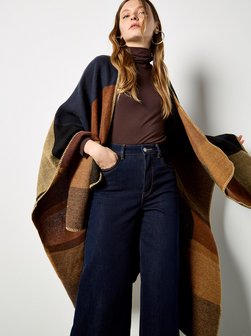 Damen Strickcape