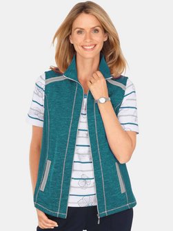 Damen Strickfleece-Weste