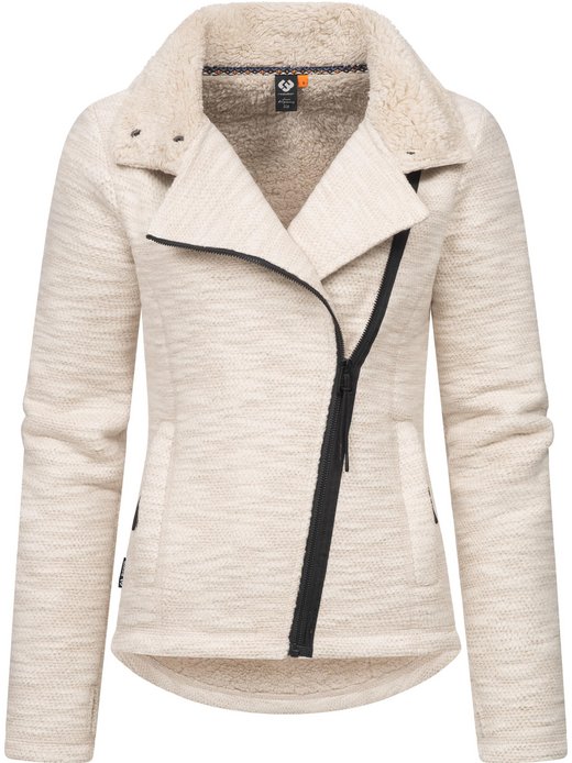 Damen Strickfleecejacke - Saskie Melange