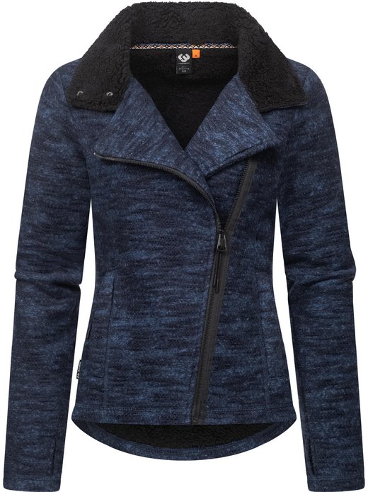 Damen Strickfleecejacke - Saskie Melange