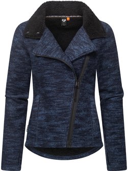 Damen Strickfleecejacke - Saskie Melange