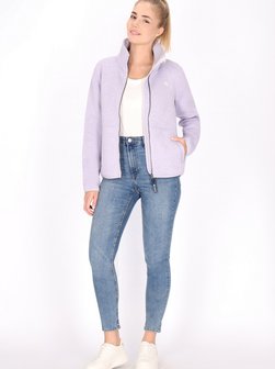 Damen Strickfleecejacke