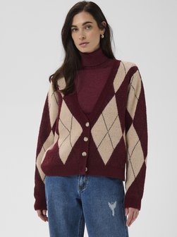 Damen Strickjacke CUargyle
