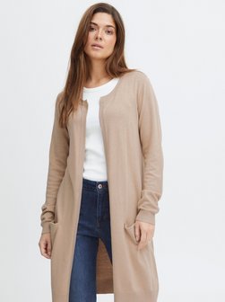 Artikelbild Damen Strickjacke - PZSARA von PULZ Jeans in beige uni