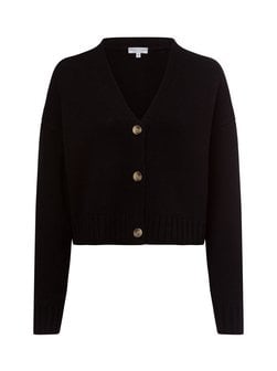 Artikelbild Damen Strickjacke aus Merinowolle von Marie Lund in schwarz uni
