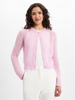 Artikelbild Damen Strickjacke mit Alpaka-Anteil - Kala von JOOP! in rosa uni